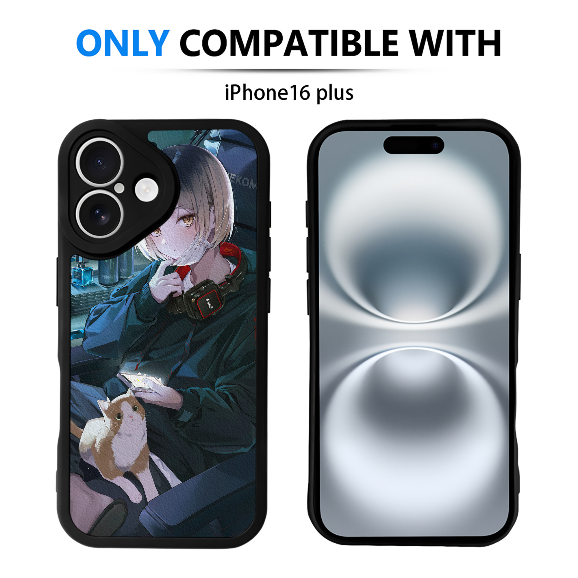 （画像用） ハイキュー!! Haikyu!! 【iPhone 16シリーズ対応】シリコンスマホケース（レザー調） 材質：シリコン
